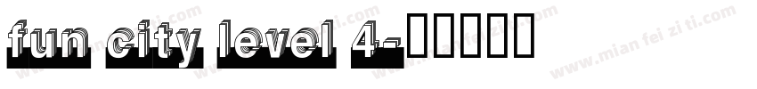 Fun City Level 4字体转换